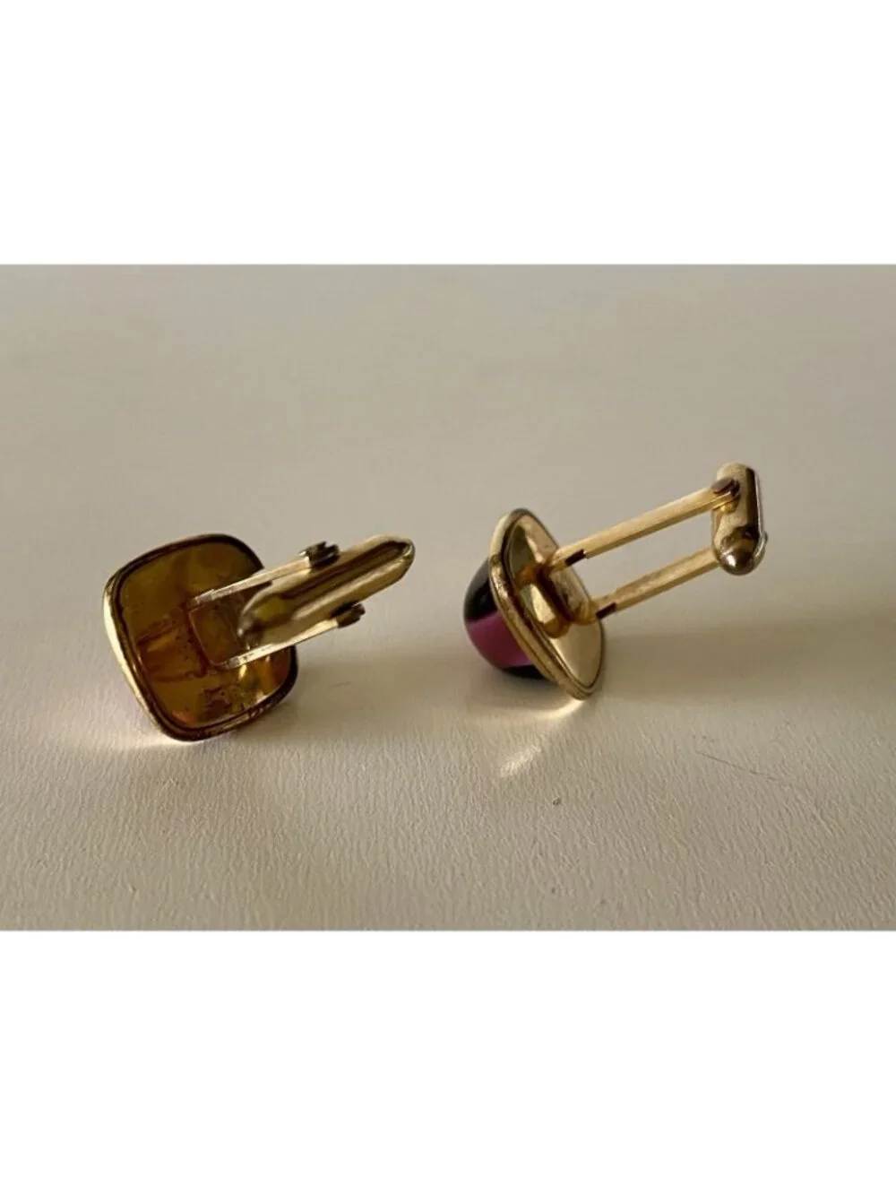 Vintage Correct Quality Mid Century Moonglow Cufflinks
